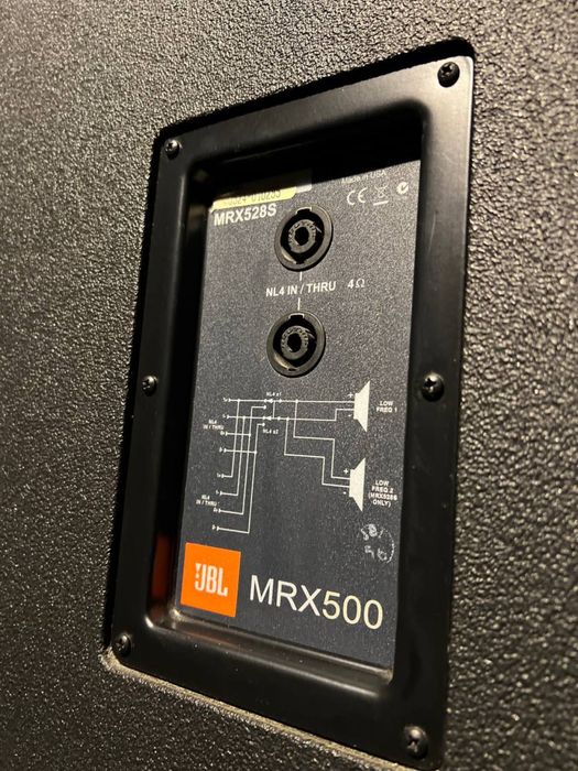 Jbl Mrx 525 MRX 528 Crown xti 4000 Crown xti 4002  made in usa