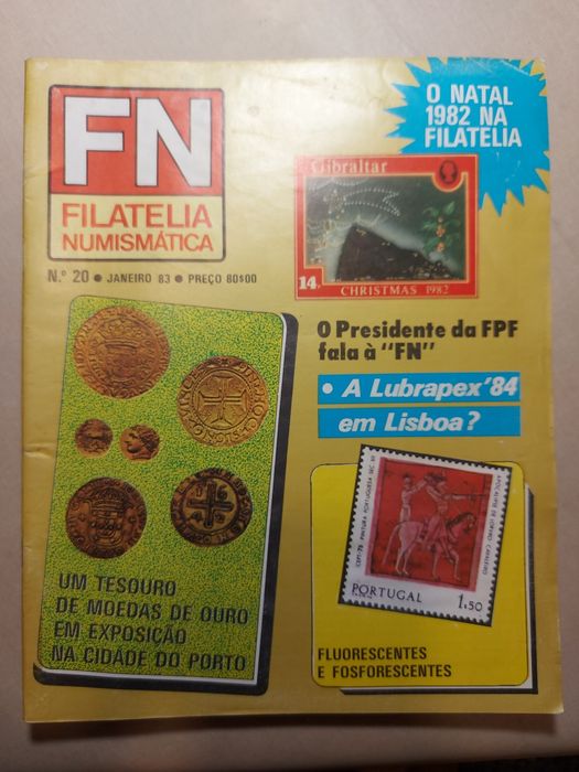 Lote 4 Revistas Vintage Filatelia Numismática