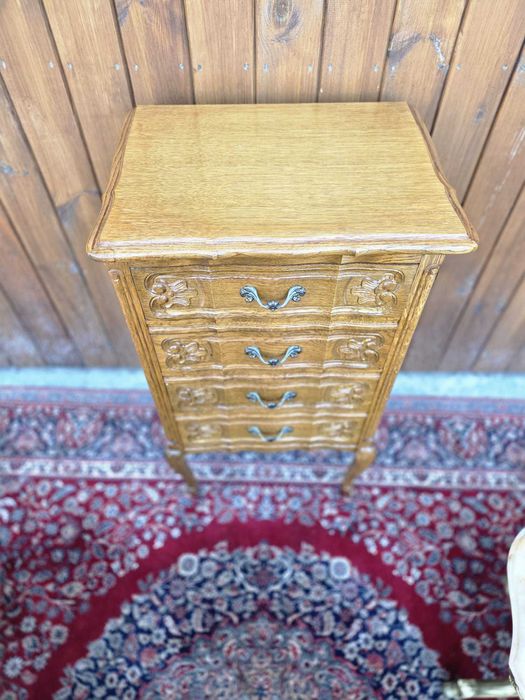 Szafka Ludwik z szufladami, lite drewno #2403 Stylowy Węgrów