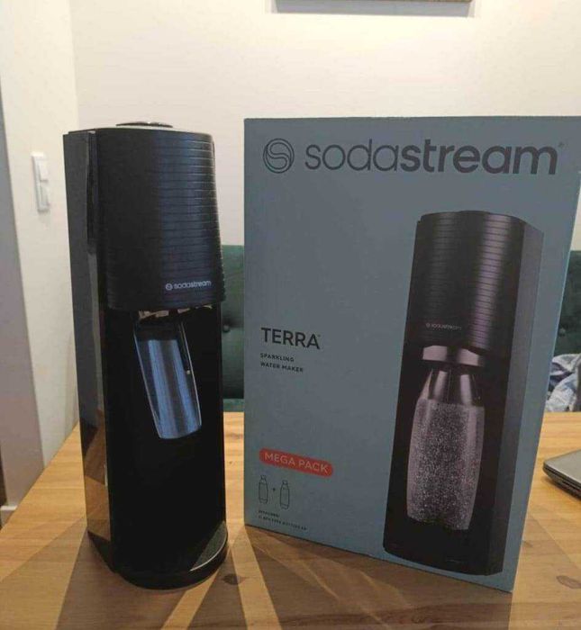 Saturator SodaStream Terra + 2x butelka + Butla nabój cylinder gaz CO2