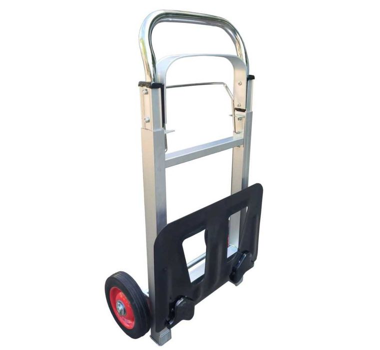 Візок складаний ручний алюмінієвий платформний складський, тачка