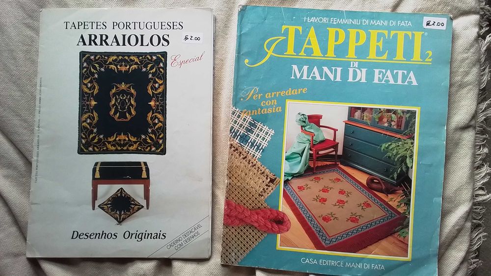 Revistas de tapeçarias de Arraiolos e outras