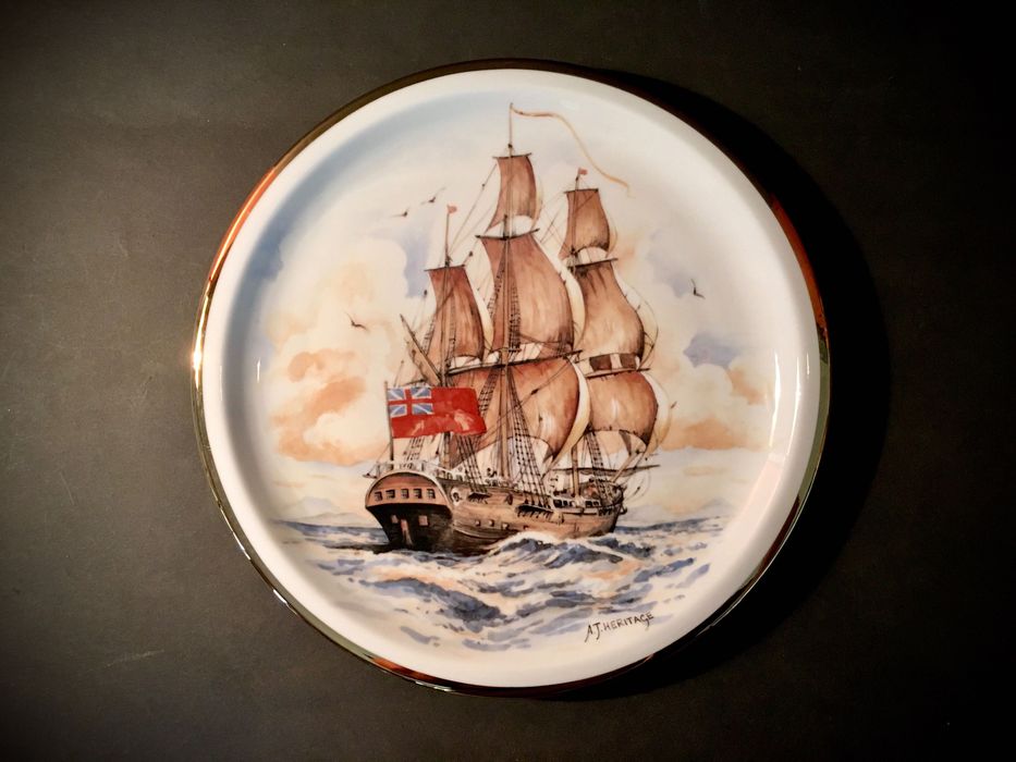 DECOPORCE - Endeavour Plate - A. J. Heritage - Vintage - 28.5 cm/s