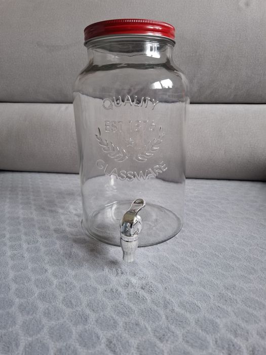 Sloik dozownik napojów z kranem