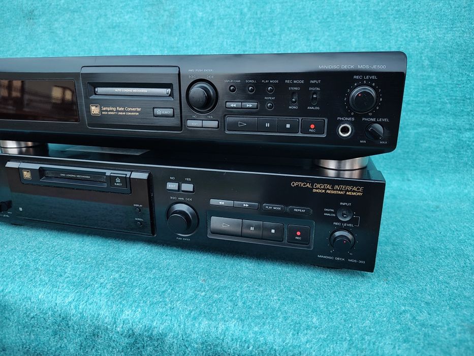 Sony minidisc mini disc MDS 303 MDS 500