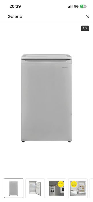 Lodówka sharp prawie nowa na gwarancji