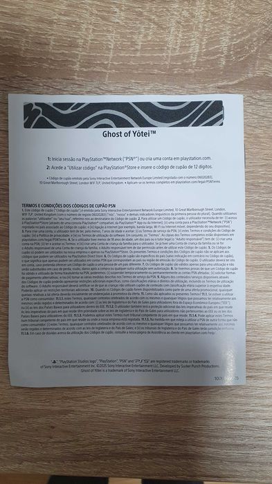 Ghost Of Yotei + Pre-order Content (Digital Key)