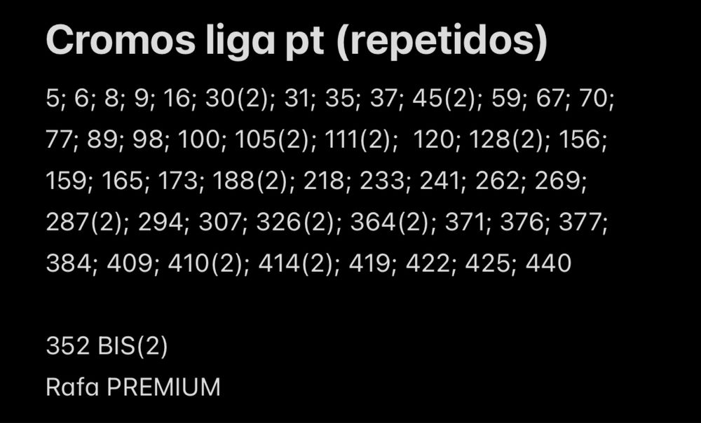 Cromos da Liga Portuguesa 2023/24 atualizado (27/1/2025]