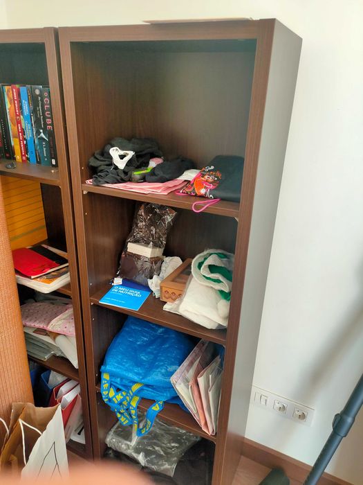 Estante IKEA de 4 prateleiras, Castanho, 30x148cm