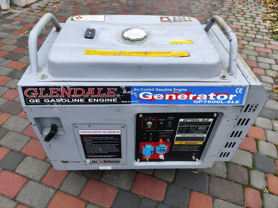 Бензиновий генератор GLENDALE GP7500L-SLE