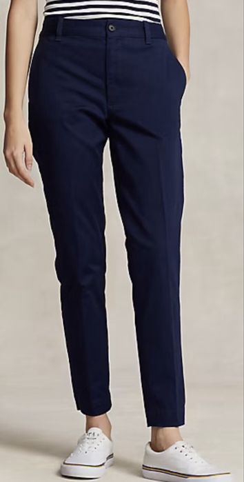 Брюки женские Polo Ralph Lauren, темно-синего цвета.