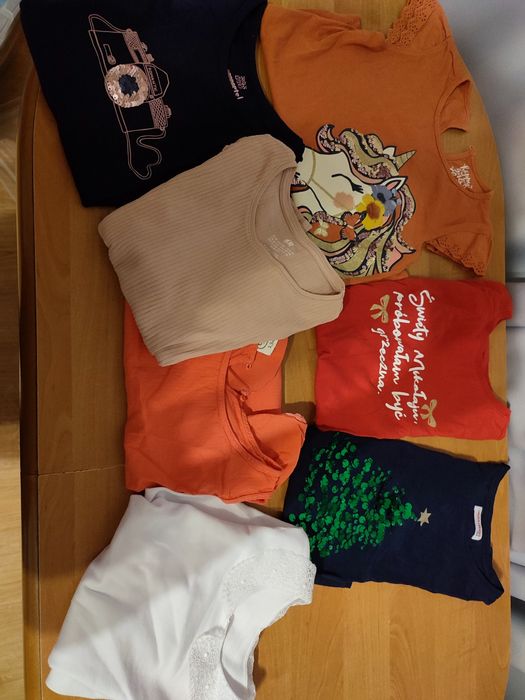 Duża paczka ubrań rozm. 134 dla dziewczynki