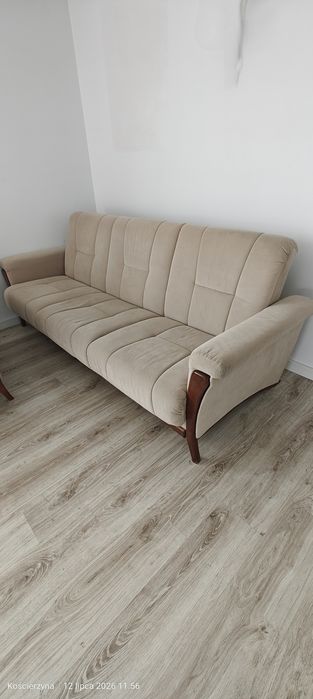 Zestaw wypoczynkowy sofa kanapa rozkładane
