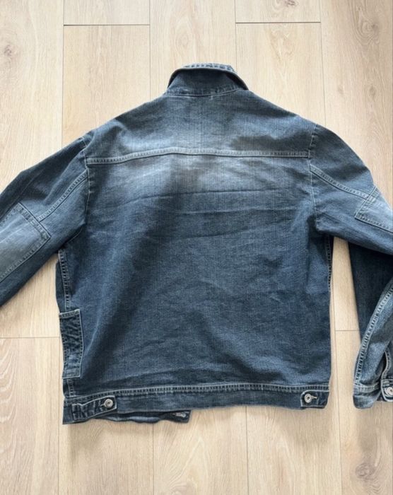 Kurtka katana jeansowa przejsiowa meska vintage oversize r.XL