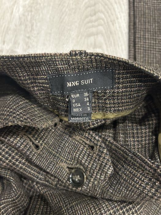 Calça tons castanho da Mango - tamanho 36