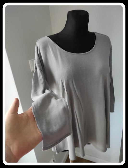 Bluzka damska Ellos oversize luźny krój rozmiar ok 46 3XL