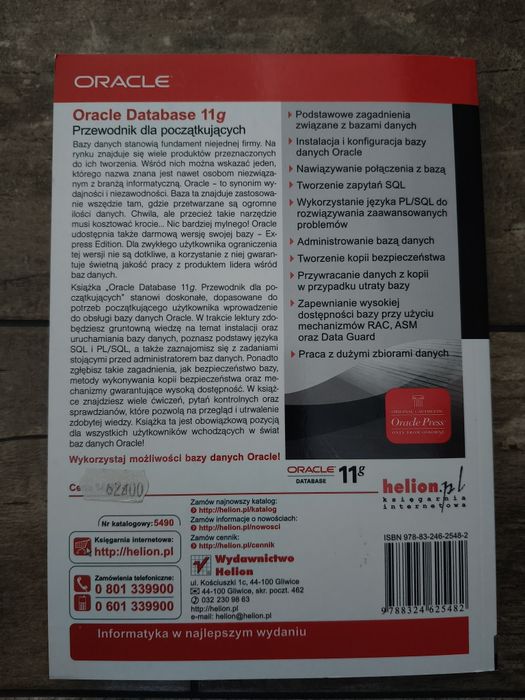 Oracle Database 11g Przewodnik dla początkujących