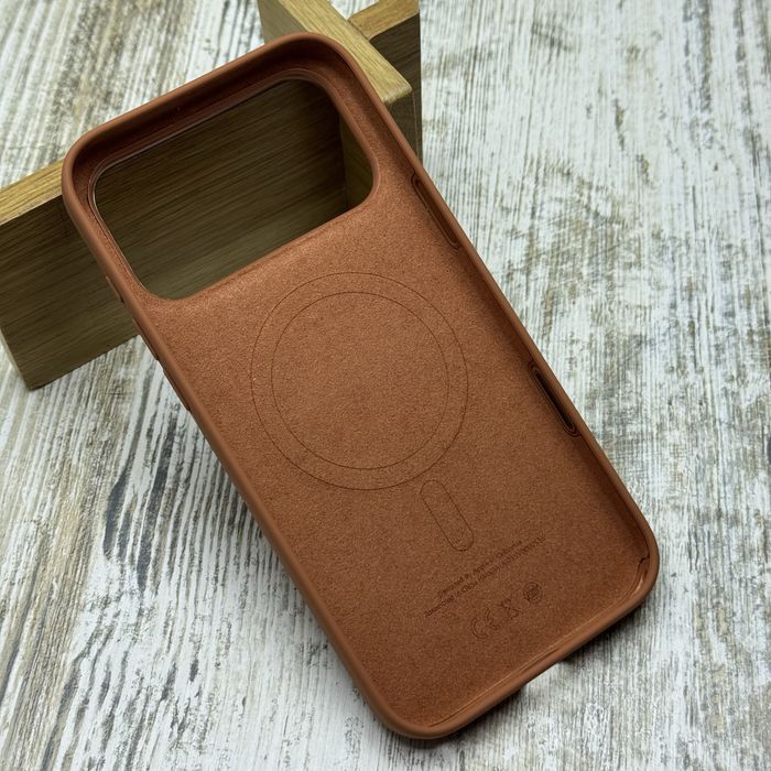Чехол премиум Silicone Case MagSafe на iPhone 17 Pro Max/ 17 Pro Цвет: Terracotta. Чохол