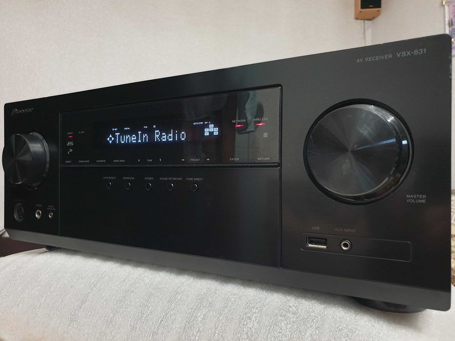 Pioneer VSX-831 TrueHD, 4k HDR, 3D,  WiFi, BT, ARC, USB, DSD, 130W