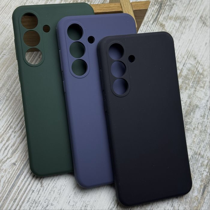 Чехол софттач Silicone Case на Samsung S25 FE Микрофибра. Чохол ‼️