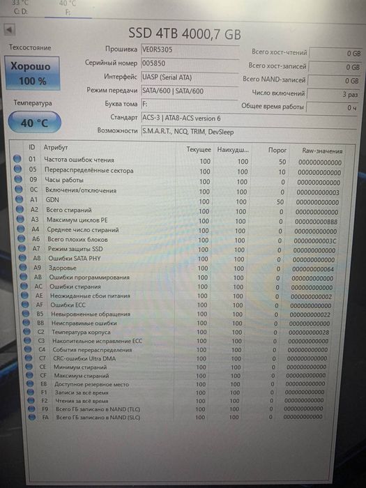 Ssd 2.5 Sata3 3D Nand Blue 4 ТБ