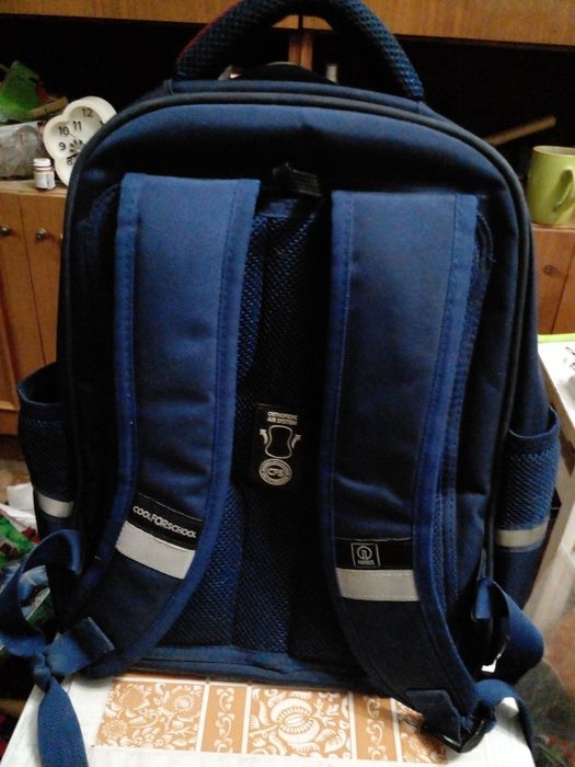 Винтажный ортопедический рюкзак с вышивкой