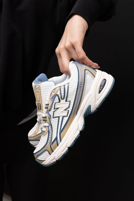 Кросівки Кроссовки New Balance 740 Blue Gold Синий Золотой Синій Золотий Кросовки демісезон