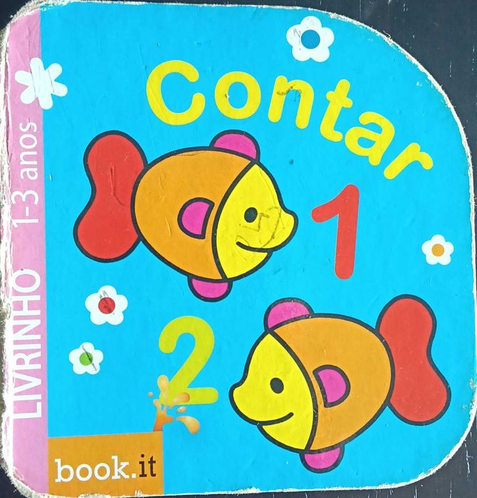 Livrinho infantil "Contar 1-2" (1-3 anos)