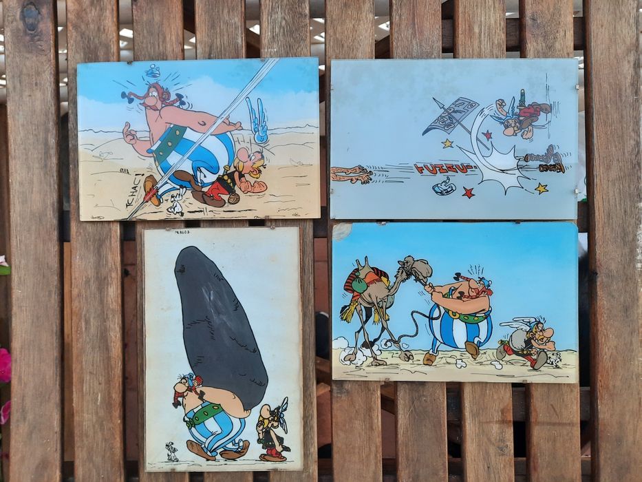 Quadros Astérix e Obélix - Vintage