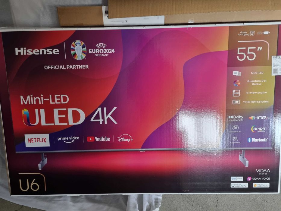 Hisense 55U6KQ MiniLED 4K Smart TV [C/ WARRANTY 2026]64551666910339122