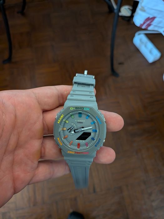 G shock cinza...