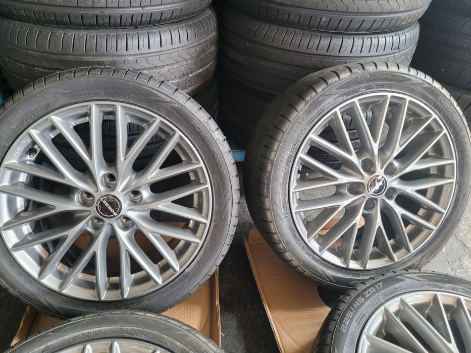 Koła letnie 5x112 225/45/17 nokian borbet audi vw seat