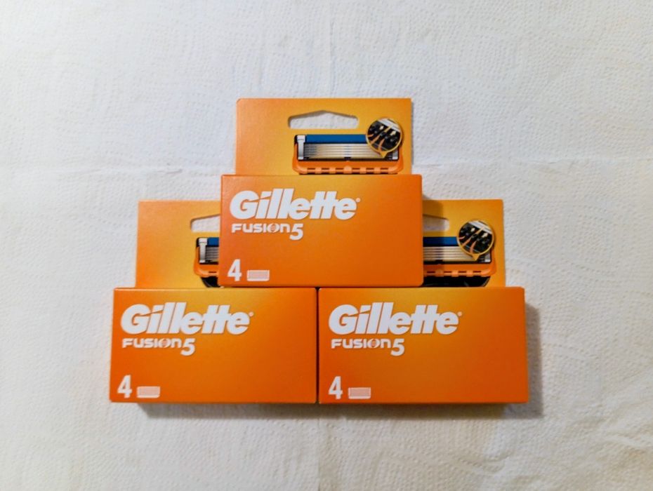 Gillette Fusion 5 wkłady ostrza nożyki wymienne 12 szt. 100% orginał
