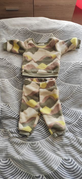 Komplet niemowlęcy polarowy 56