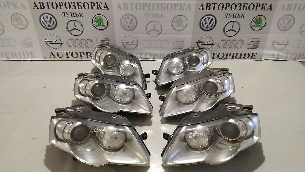 Фара ксенон Пассат б6, адаптивный биксенон, xenon VW Touran Caddy Golf