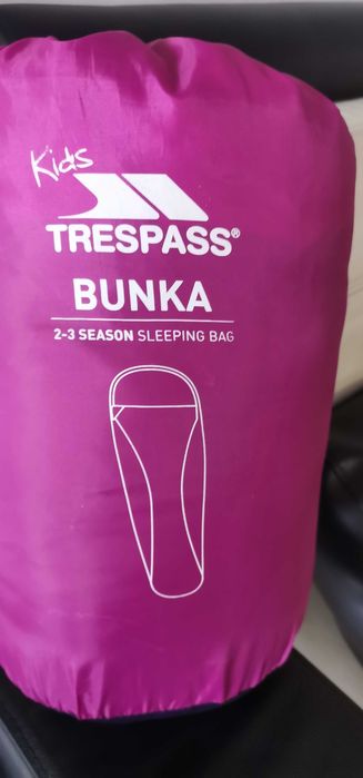 Śpiwór dziecięcy  Bunka Kids Trespass jak nowy