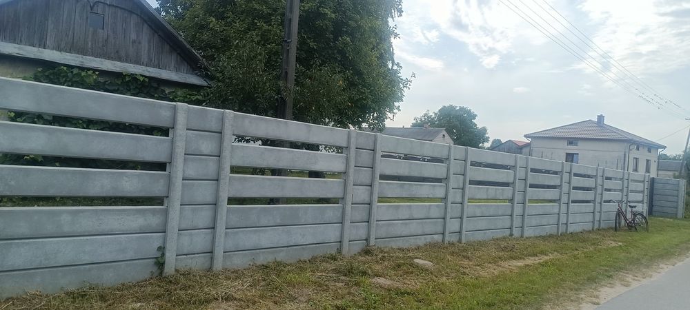 PROMOCJA!! Ogrodzenie betonowe, palisadowe, płyta betonowa, producent!