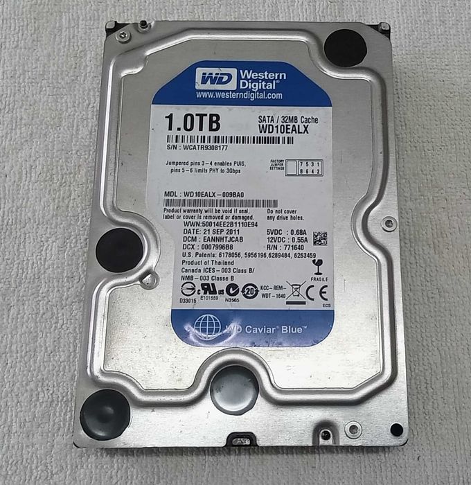 Disco Western Digital WDC - 1TB463593156180060160