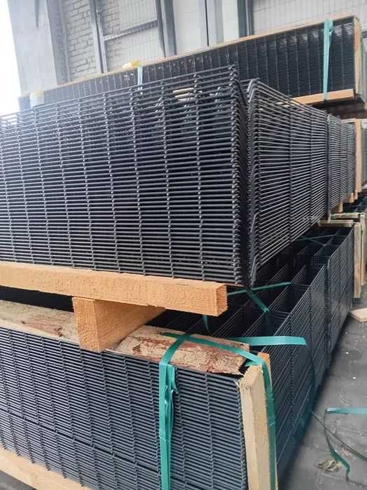 Panel ogrodzeniowy grafit fi 4mm wys. 1,73 panele ogrodzenia 3D