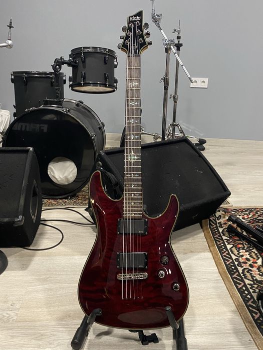 Schecter Damien Elite-6 Crimson Red