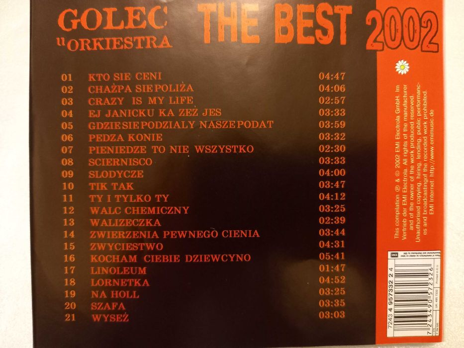 CD "Golec uOrkiestra - The Best 2002"