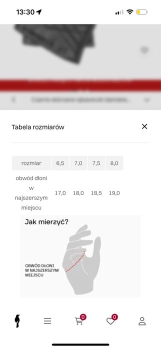 Czarne skórzane rękaiwczki damskie