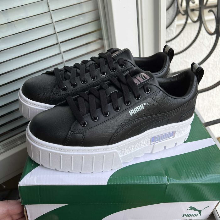 Женские кожаные кроссовки кеды Puma Mayze Leather оригинал