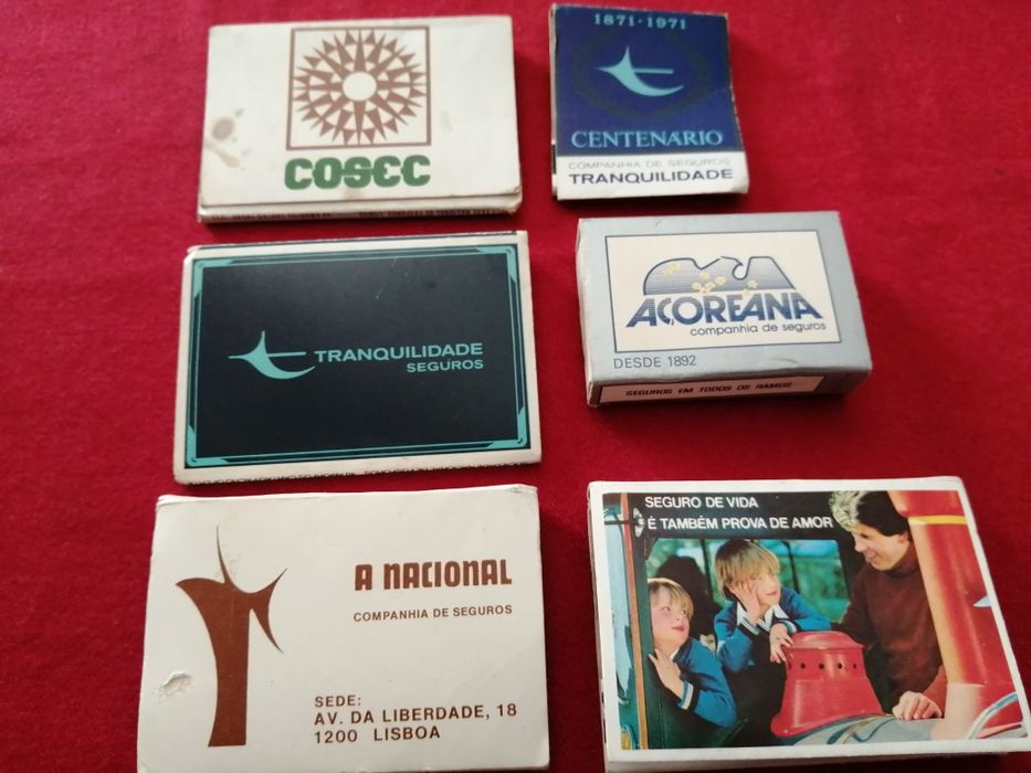 Chapas antigas companhias de seguros