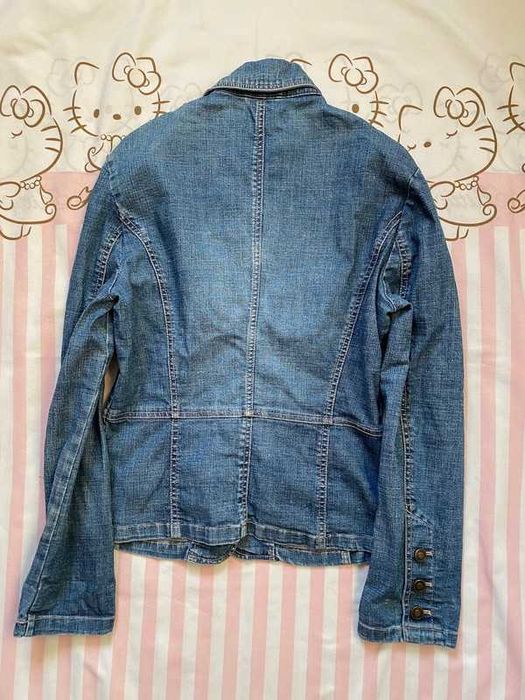 Vintage Jeansowa marynarka Basic S/M 36/38