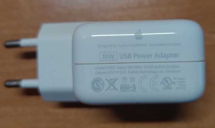 Зарядка блочок Apple Ipad 10W. Новое, оригинал