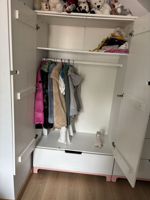 Zestaw drewnianych mebli dziewczecych Meblik