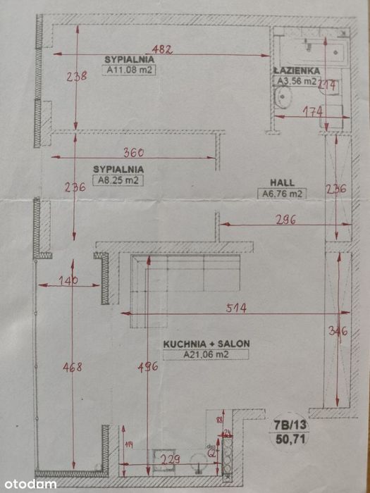 3pokoje+ miejsce garażowe+ 2 komórki lokatorskie Rzeźniczaka