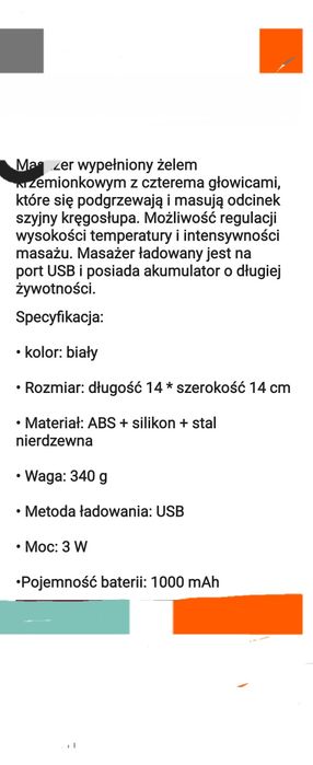 Masażer szyi i karku
