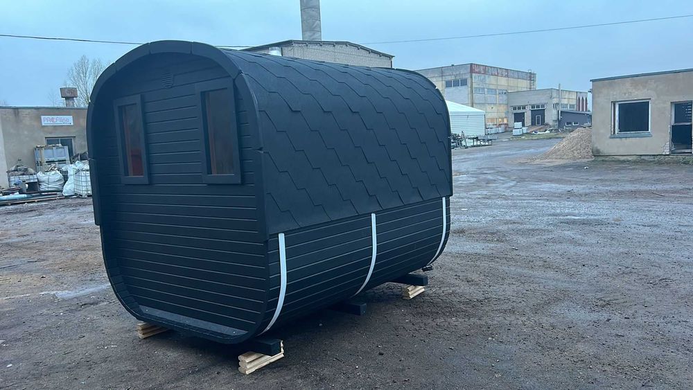 Sauna Kwadro 250cm Wyposażona Sauna Ogrodowa od Producenta z Litwy !!!